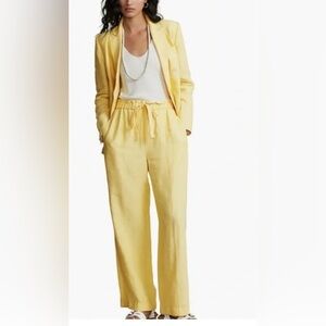 Ralph Lauren Linen Wide Leg Pants, S